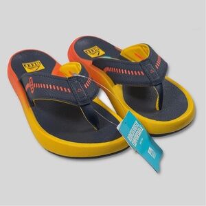 Reef Swellsole Cruiser Sandals / Flip-Flops - NWT Mens Navy / Multi - #48851-G3